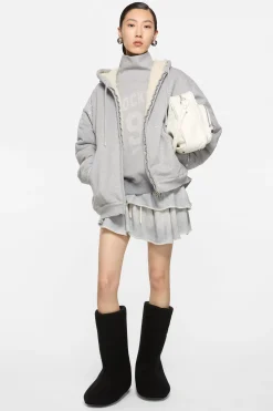Vintage fleece logo hoodie