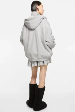 Vintage fleece logo hoodie
