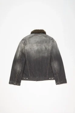 Washed denim jacket