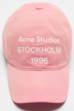 Washed logo baseball cap
