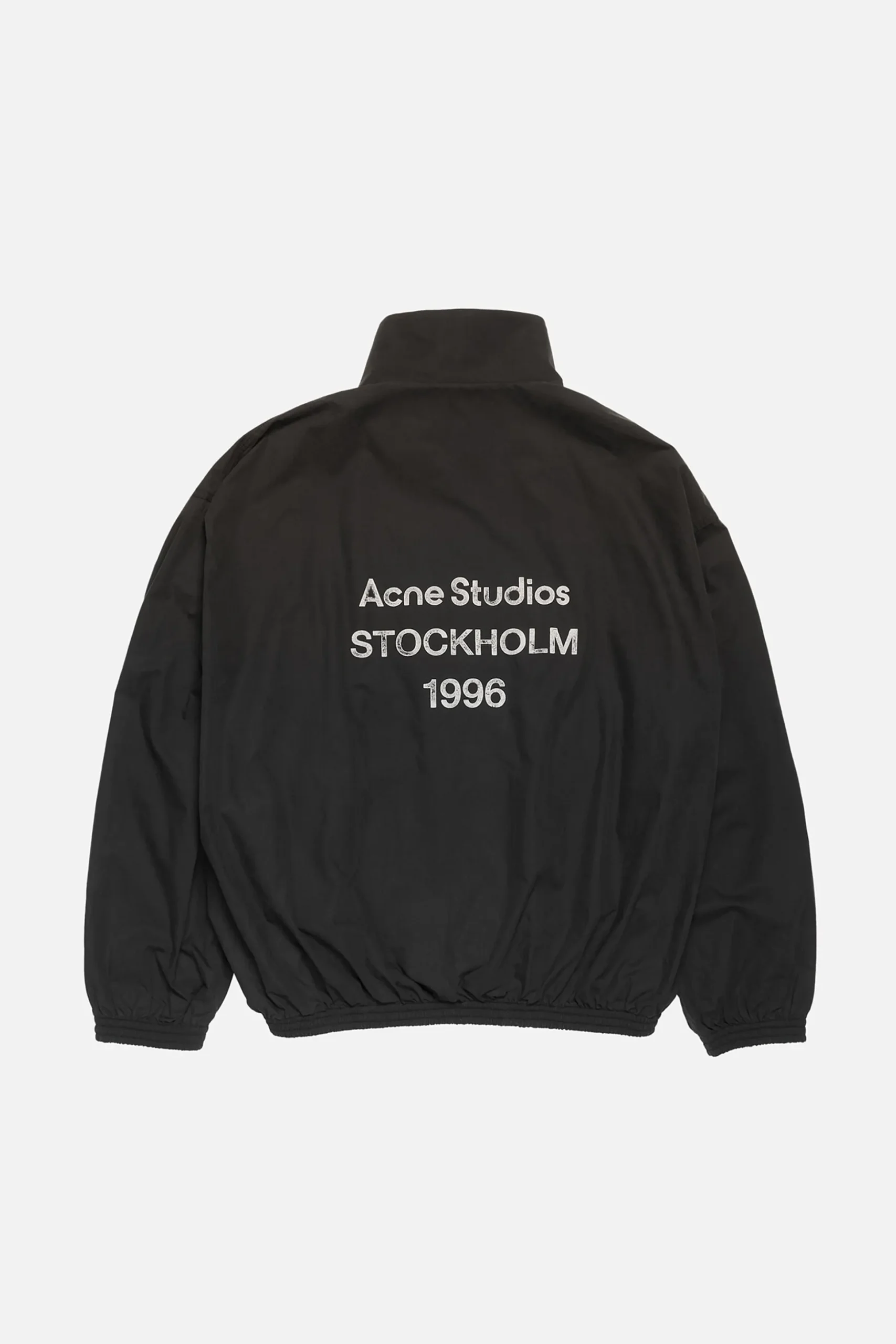 Washed logo jacket