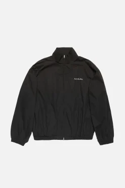 Washed logo jacket