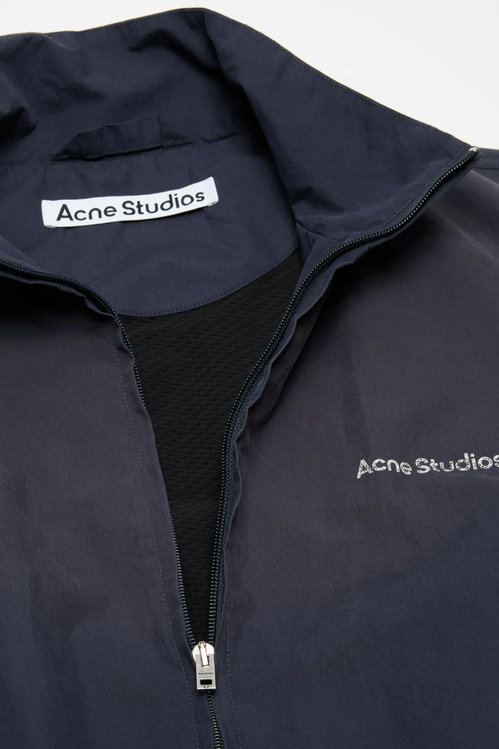 Washed logo jacket