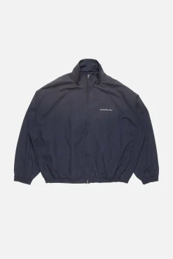 Washed logo jacket