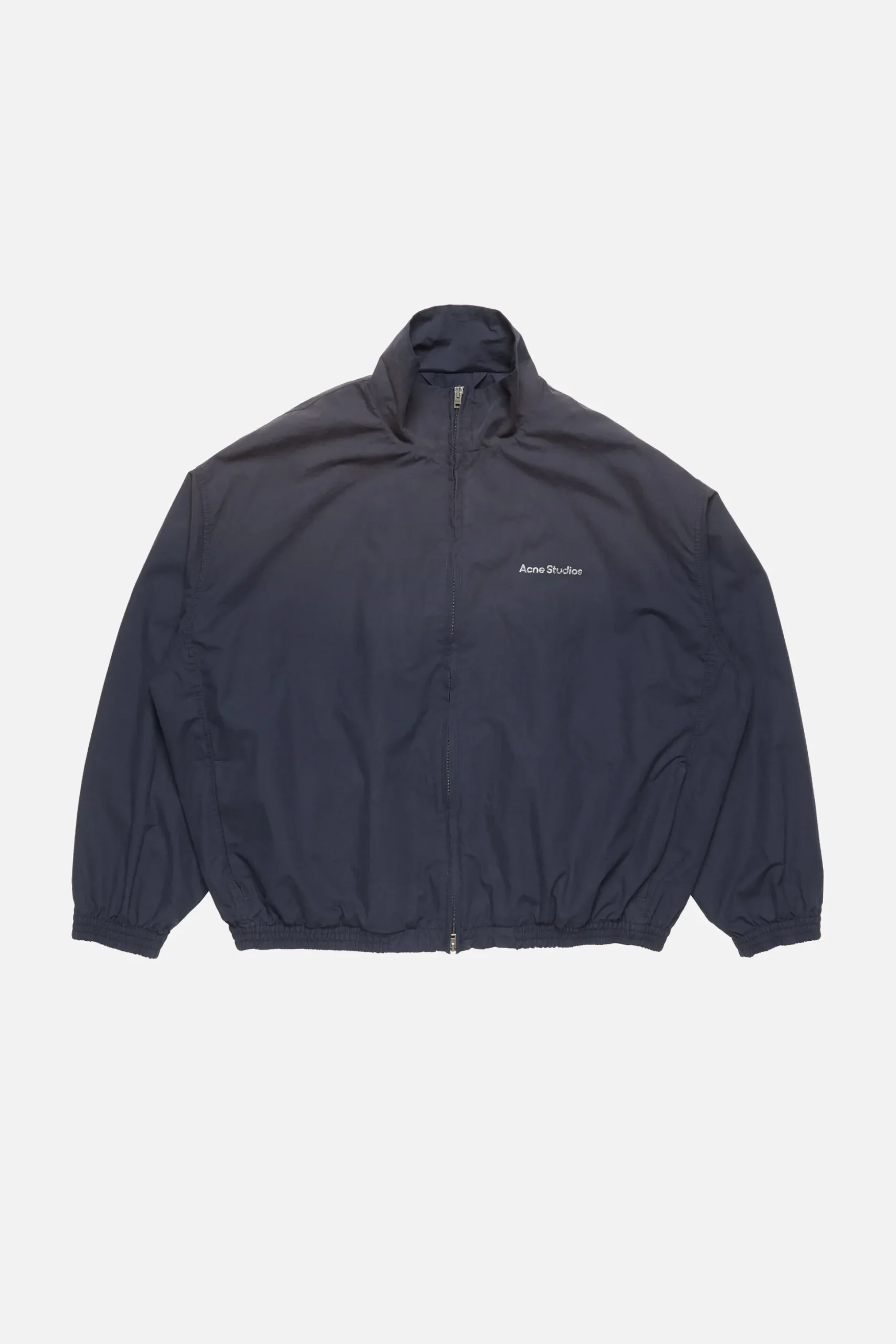 Washed logo jacket