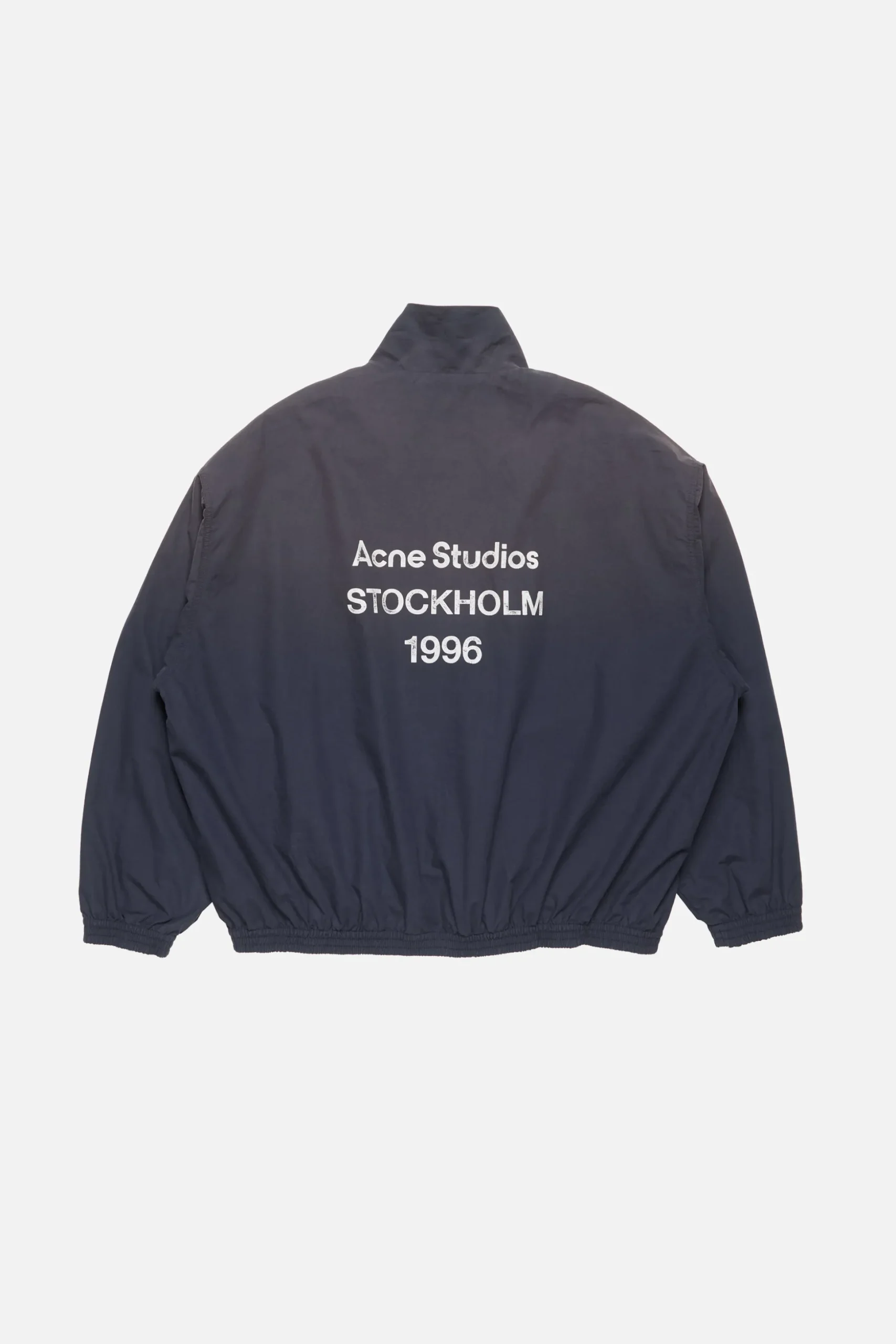 Washed logo jacket