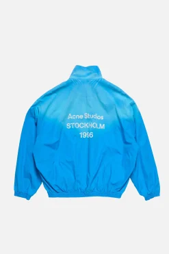 Washed logo jacket
