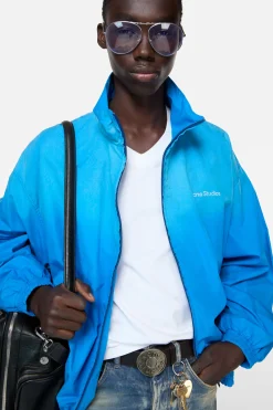 Washed logo jacket