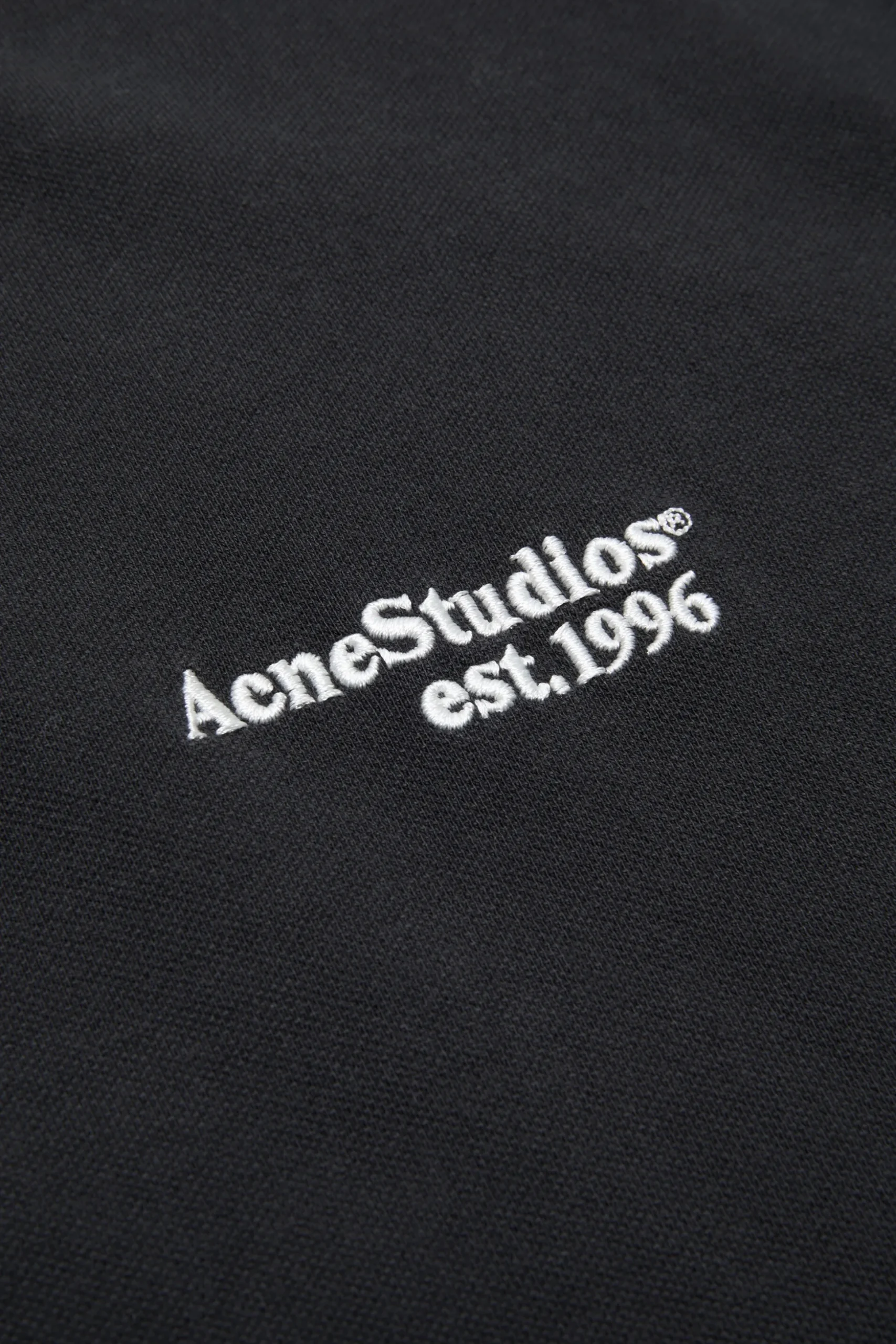 Washed logo polo