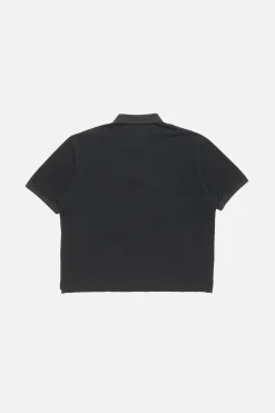 Washed logo polo