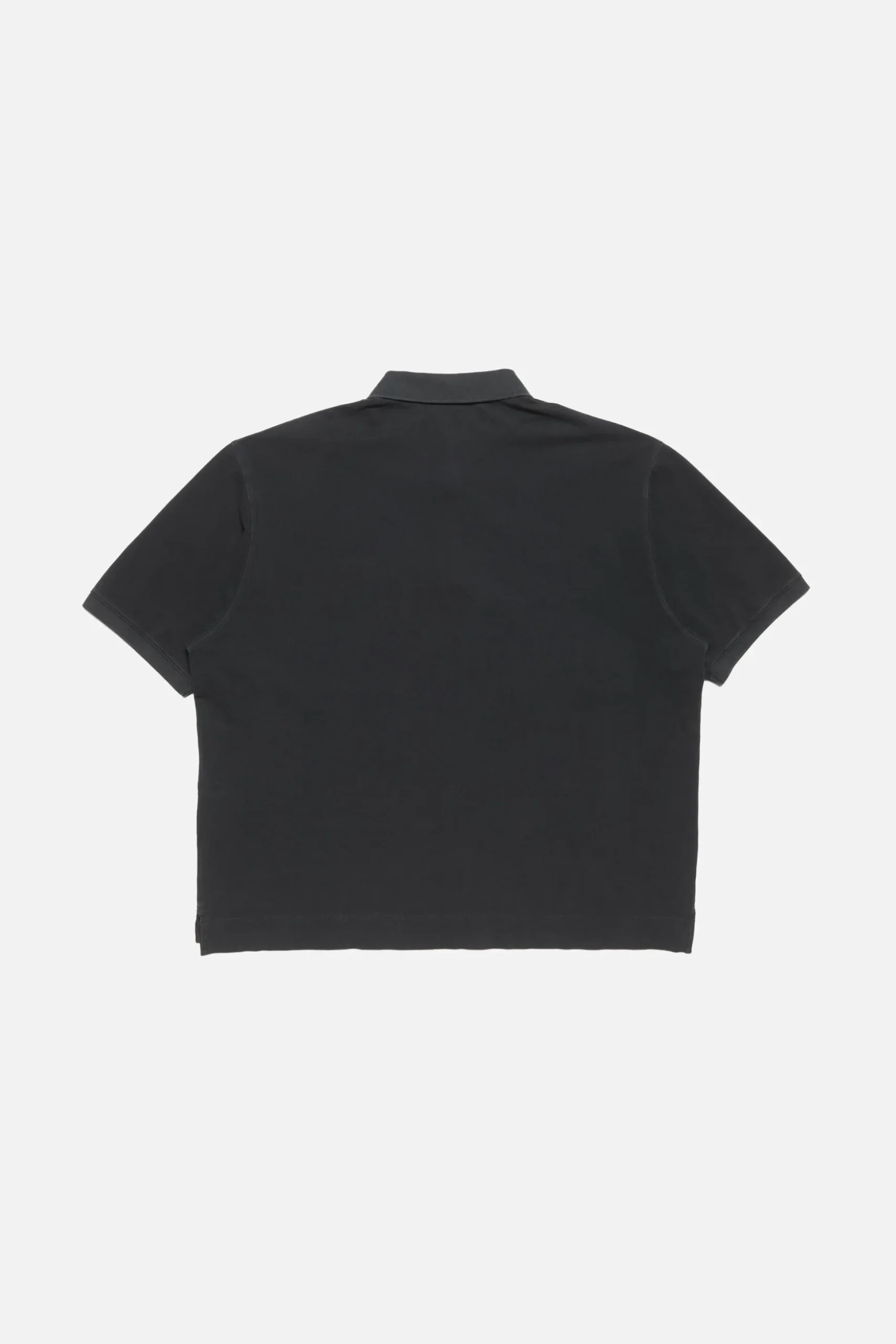 Washed logo polo
