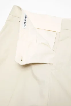 Washed tailored trousers