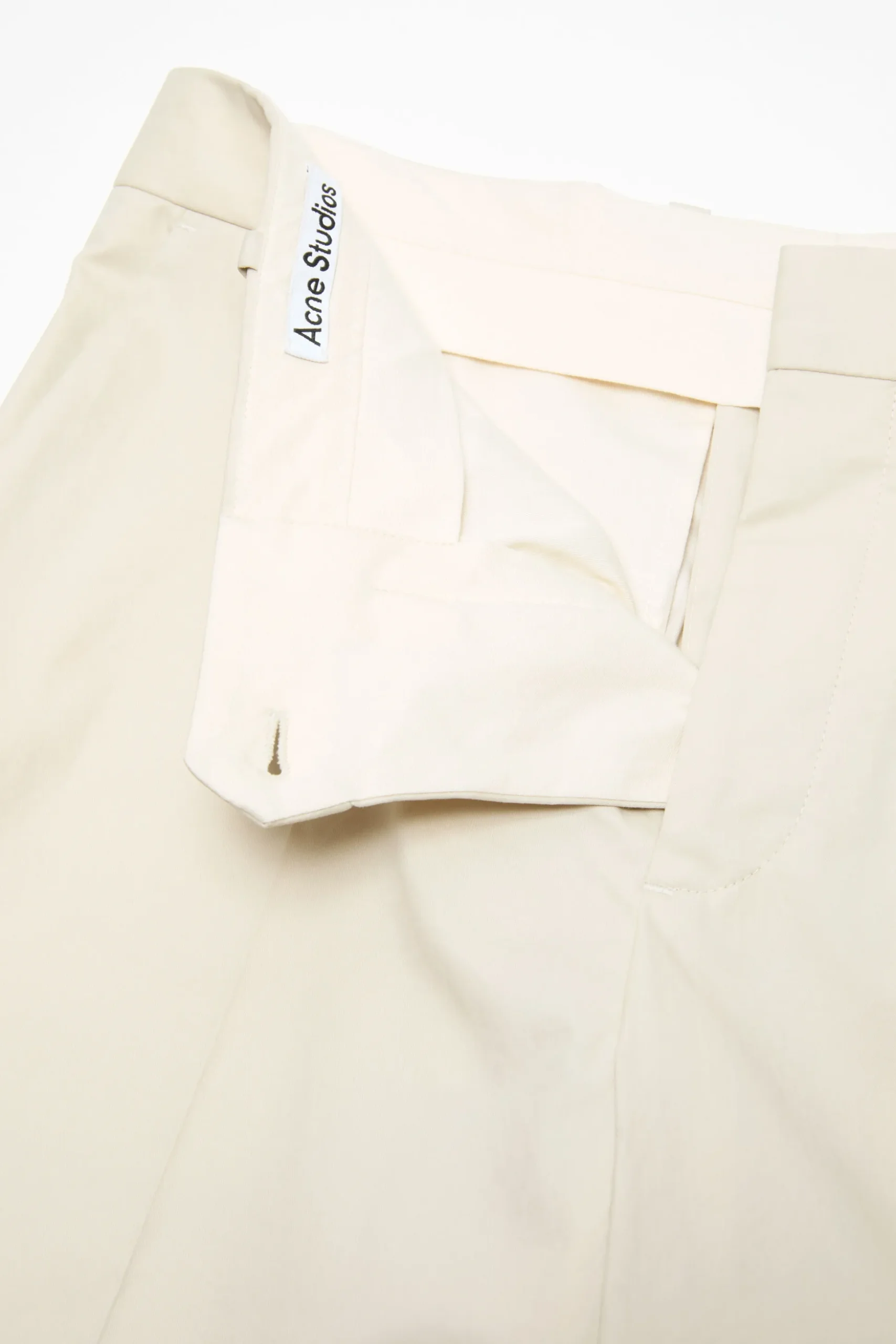Washed tailored trousers