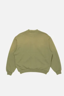 Washed zip-up cardigan