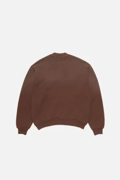 Washed zip-up cardigan