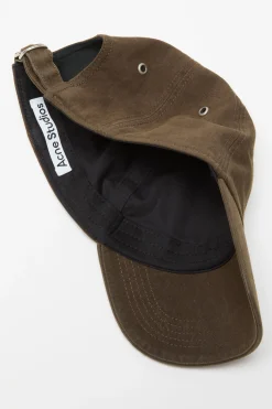 Waxed logo cap