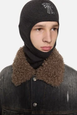 Wool logo balaclava