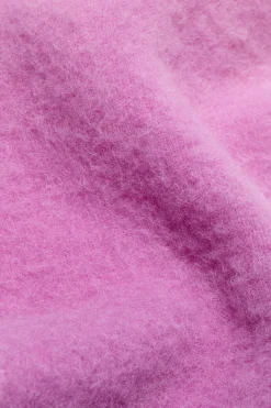 Wool scarf with logo