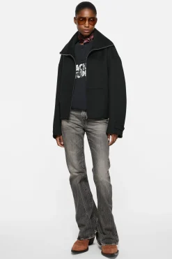 Wool zip jacket