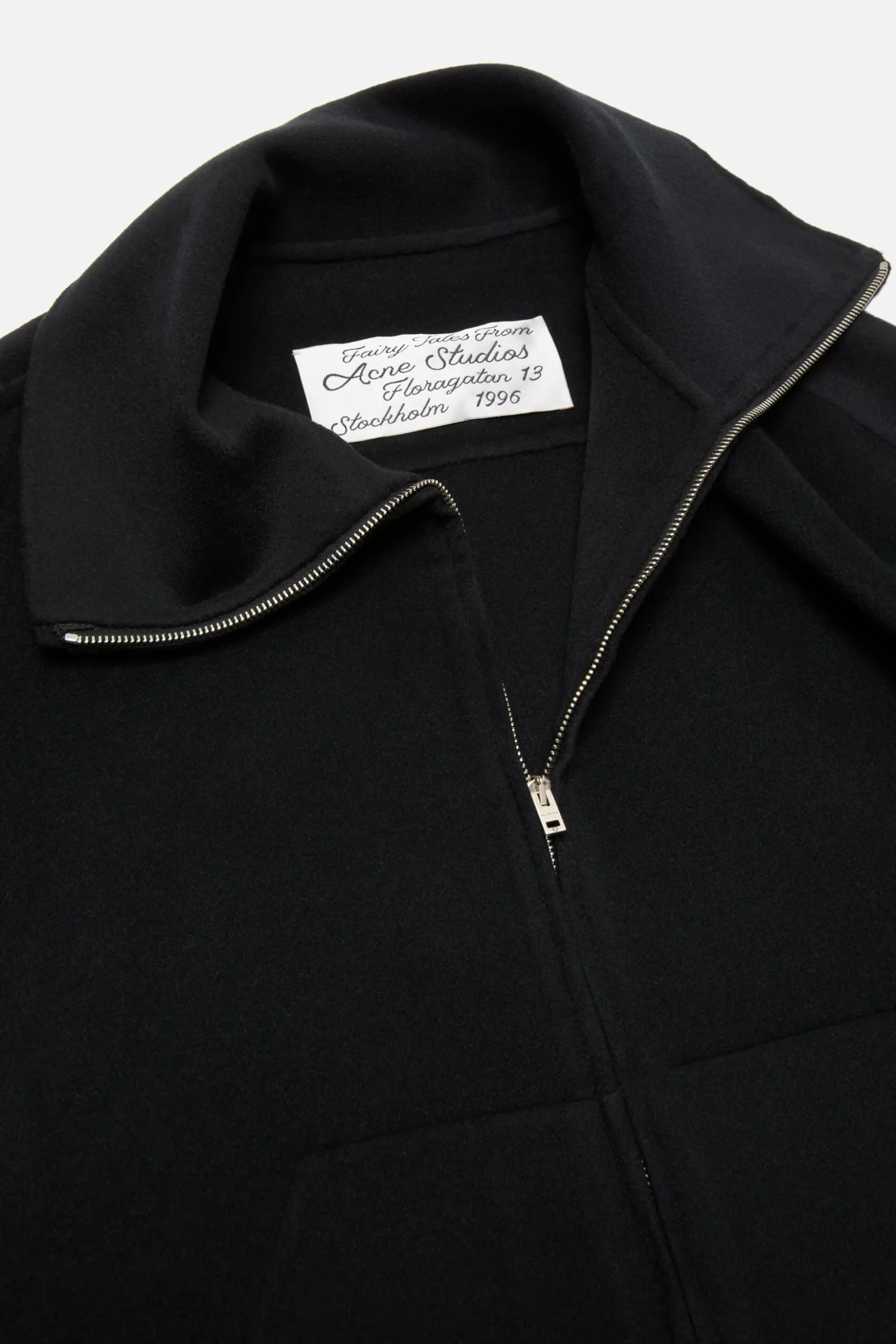 Wool zip jacket
