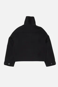 Wool zip jacket