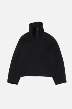 Wool zip jacket
