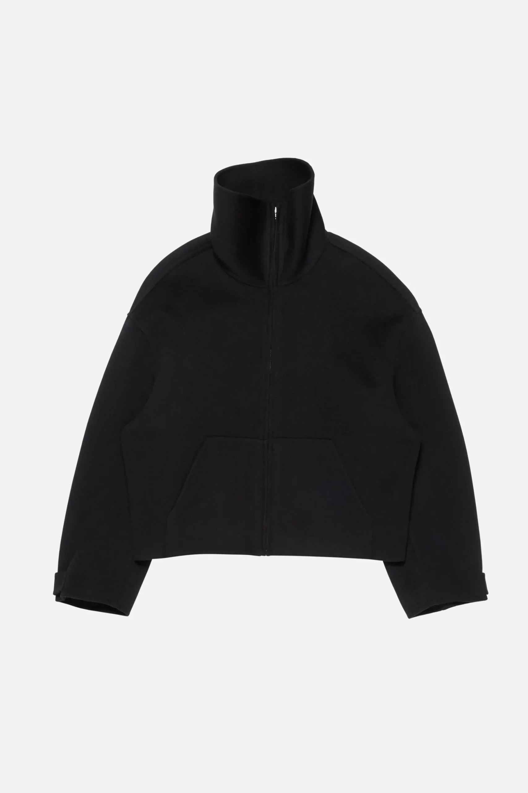 Wool zip jacket