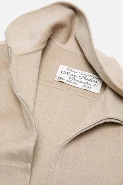 Wool zip jacket